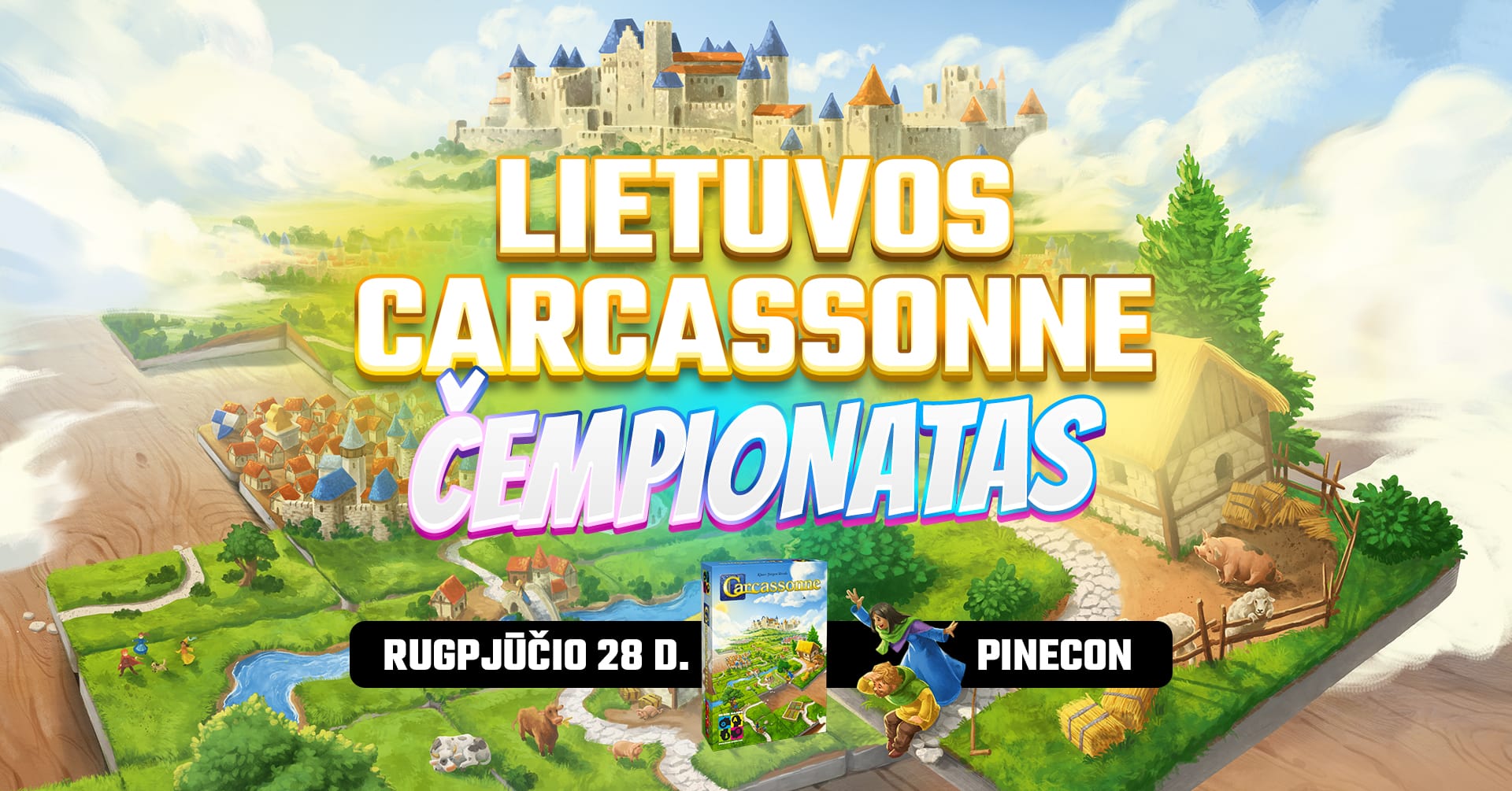 Carcassonne - Lietuvos 2022 m. čempionatas